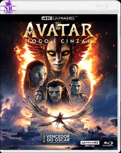 Avatar: Fogo e Cinzas (2026) Blu Ray 4K UHD Dublado Legendado