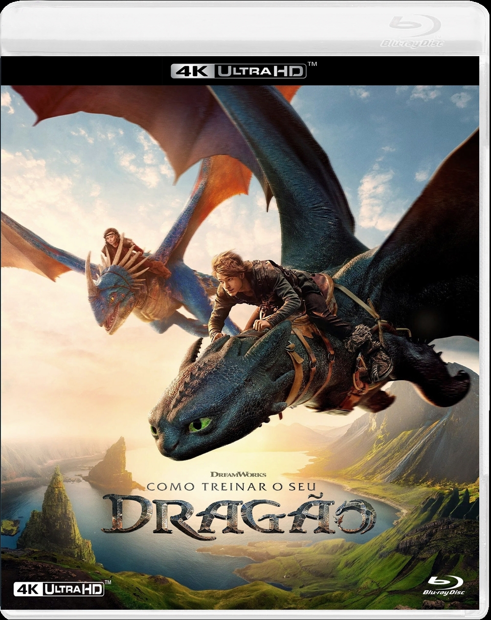 Como Treinar o Seu Dragão 2025) Blu Ray 4K UHD Dublado Legendado