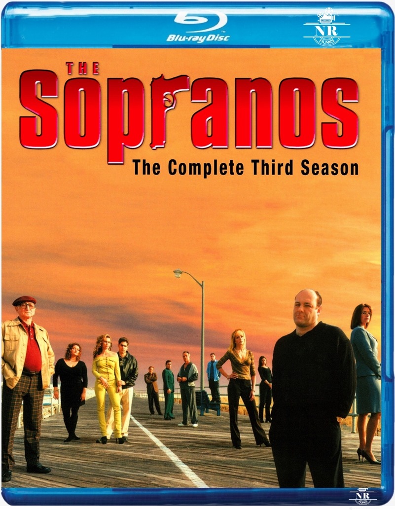 Família Soprano 3° Temporada Blu ray Dublado Legendado