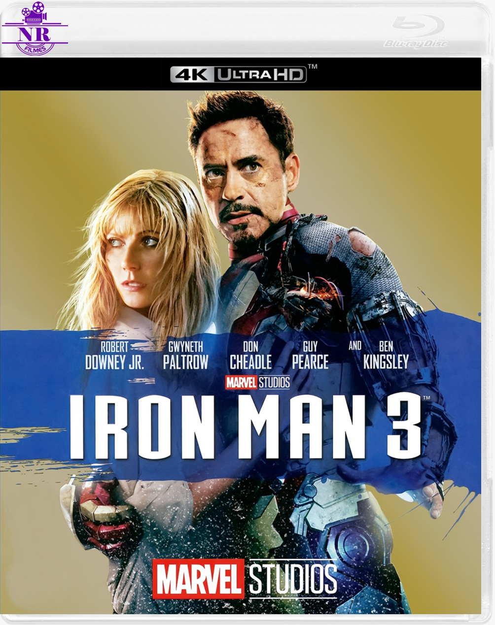 Homem de Ferro 3 (2013) Blu Ray 4K UHD Dublado Legendado