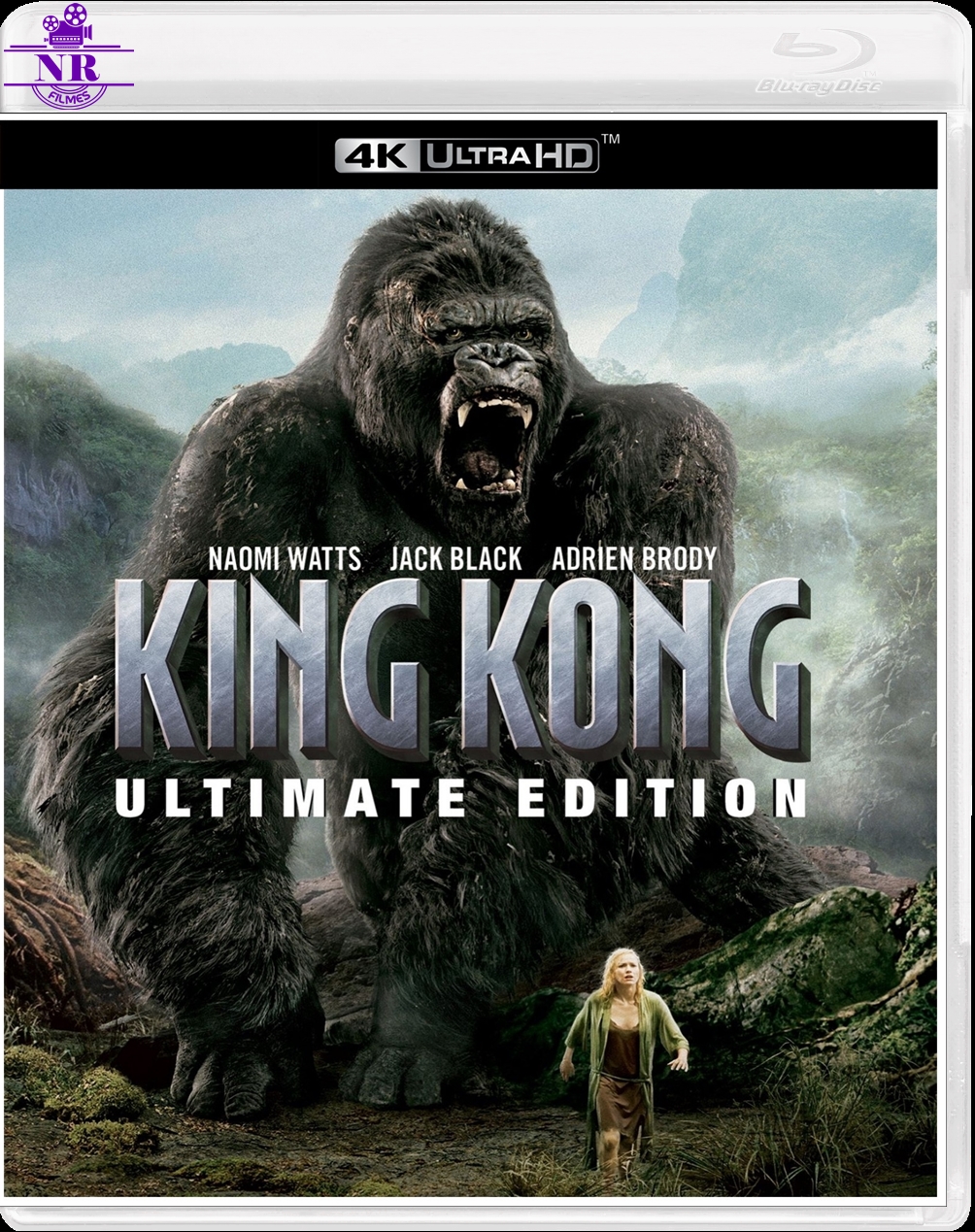 King Kong (2005) Blu Ray 4K UHD Dublado Legendado