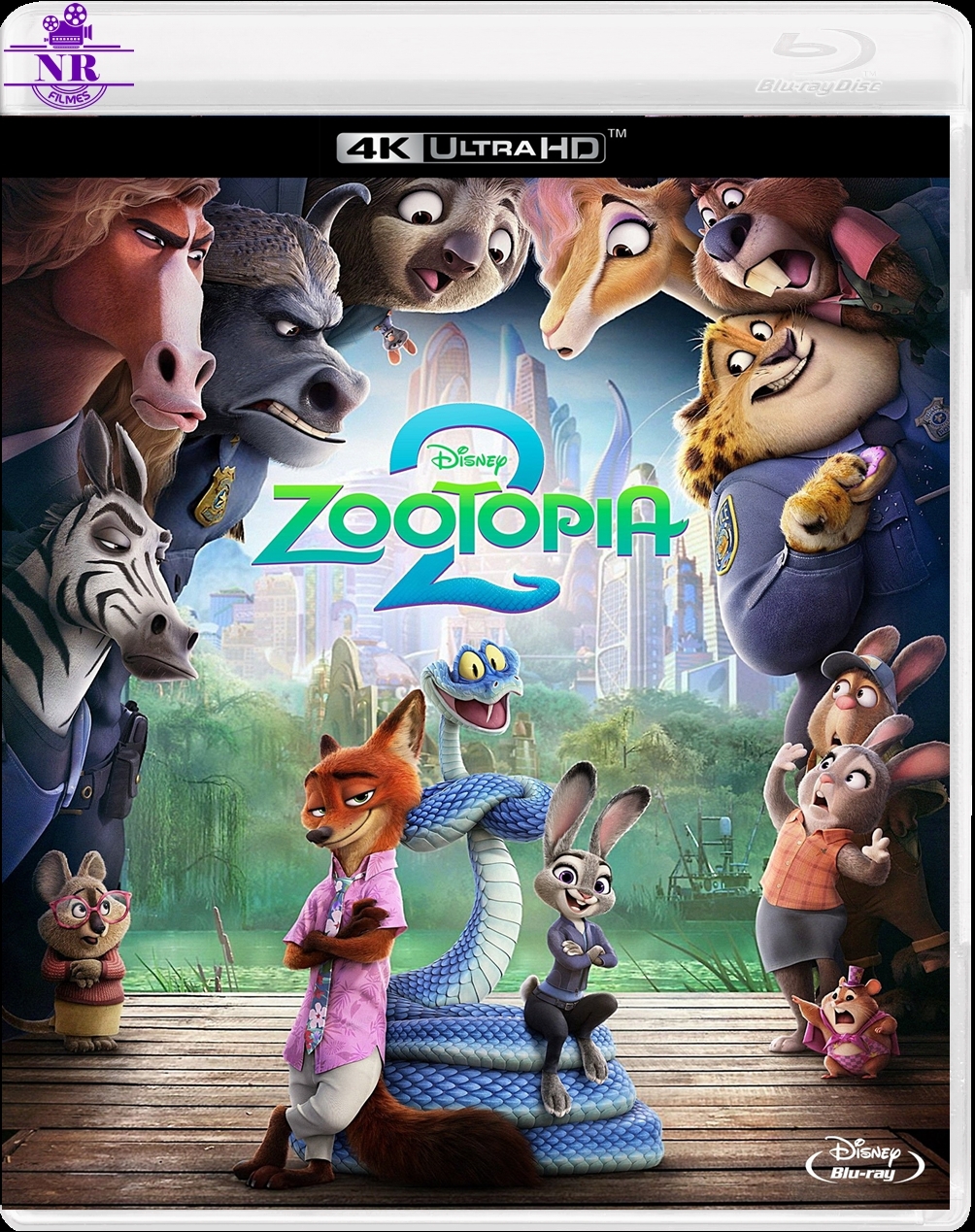 Zootopia 2 (2025) Blu Ray 4K UHD Dublado Legendado