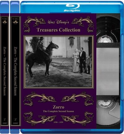 Zorro (1957) 2° Temporada Blu Ray Dublado Legendado