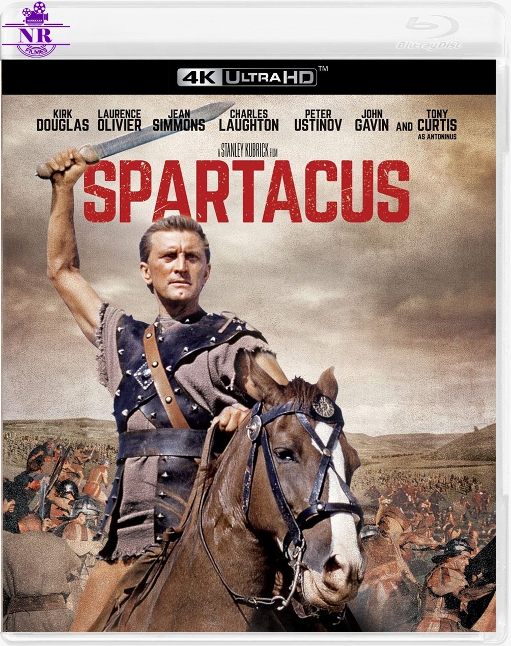 Spartacus (1960) Blu Ray 4K UHD Dublado Legendado
